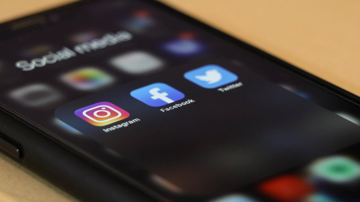 Social Media Marketing App Icons Instagram Facebokk Twitter